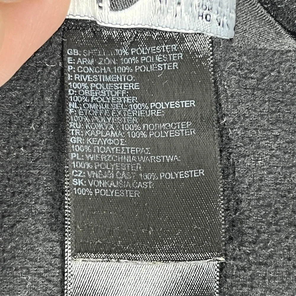 The North Face Quarter Zip Sweatshirt Mens Small‎ Black Fleece Pullover Logo